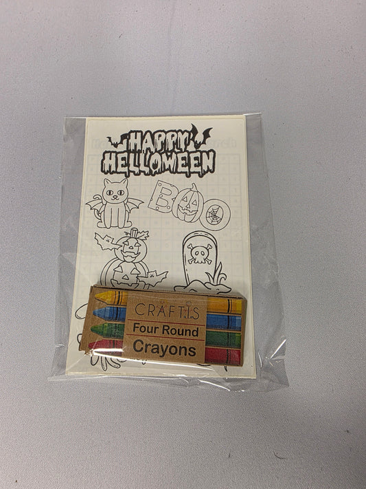 Halloween sticker activity packs